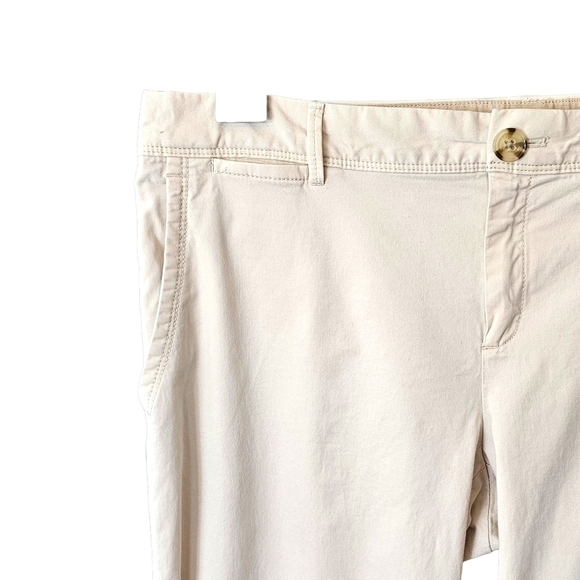 Banana Republic Roll Up City Chino Stone Twill Pants Size 10 - Picture 14 of 16